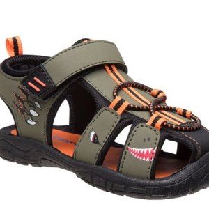 Olive & Orange Strappy Sandal